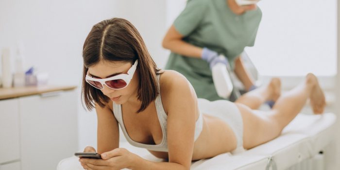 Buttocks Waxing female