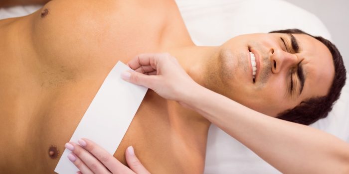 Chest Waxing male